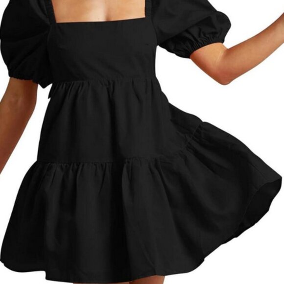 Shy Velvet | Black Square Neck Baby Doll Sz 2XL NWT - Picture 5 of 9